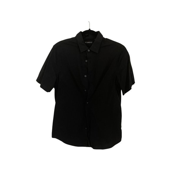 Summer Button Down Dress Shirt Shortsleeve - Picture 1 of 2